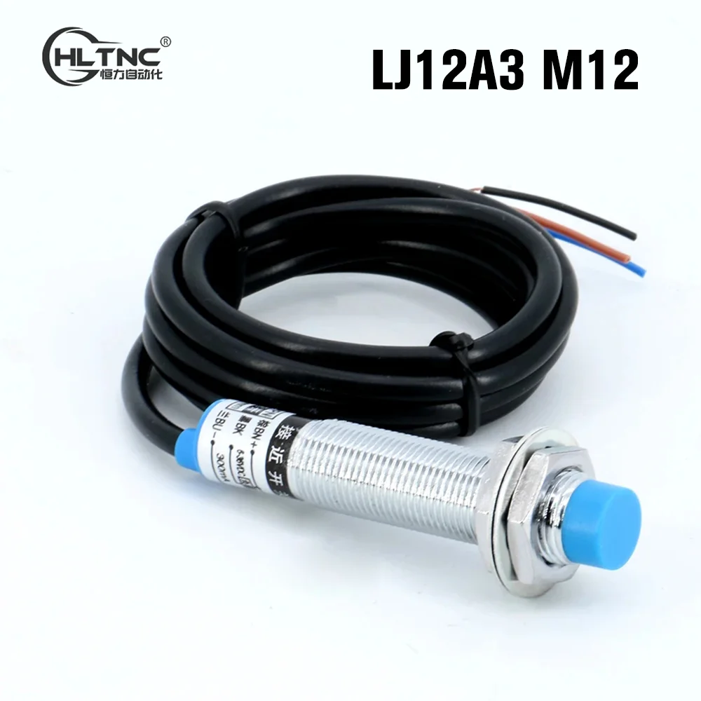 Sensore Induttivo LJ12A3-4-Z/BX - 4mm, DC 5V, NPN NO, Per Automazione E Finecorsa Senza Contatto