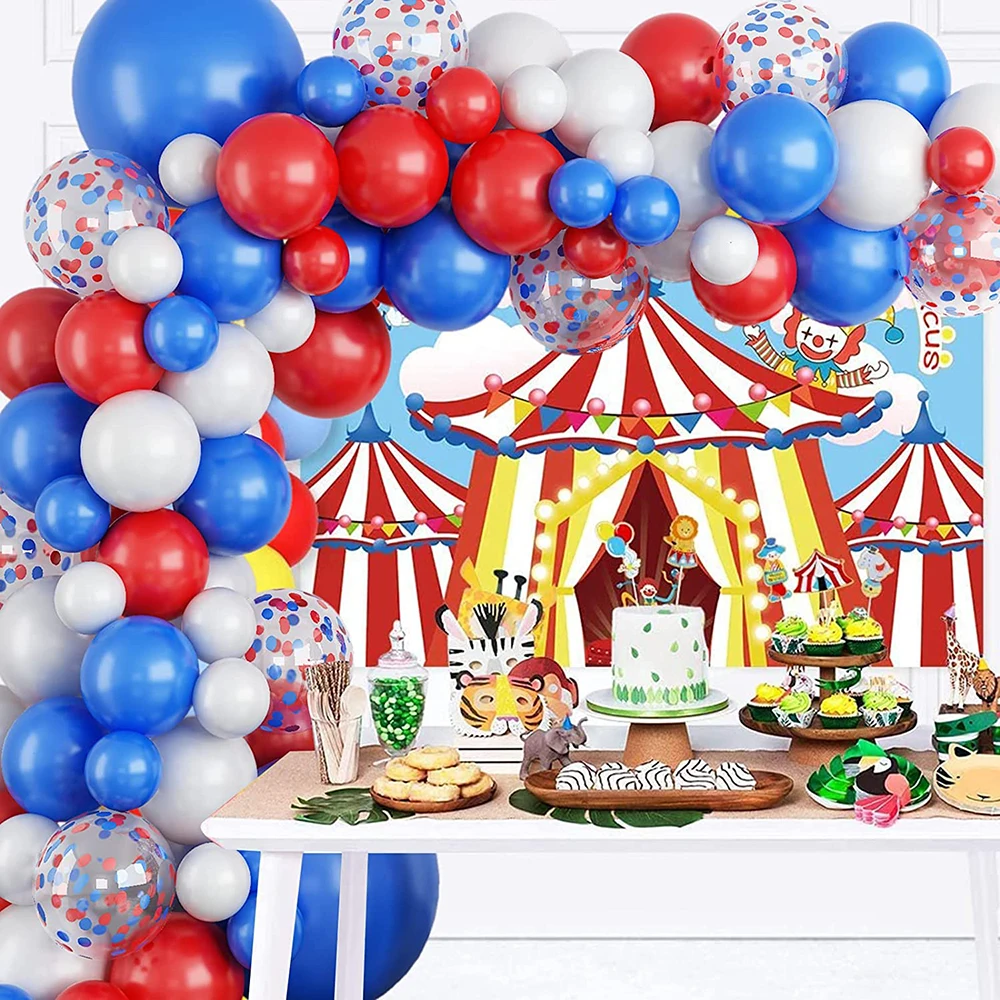 Ballongirlande Bogen Set In Rot, Gelb, Blau, Schwarz - Spider Hero Deko Für Geburtstag, Superhelden- Oder Videospiel-Party