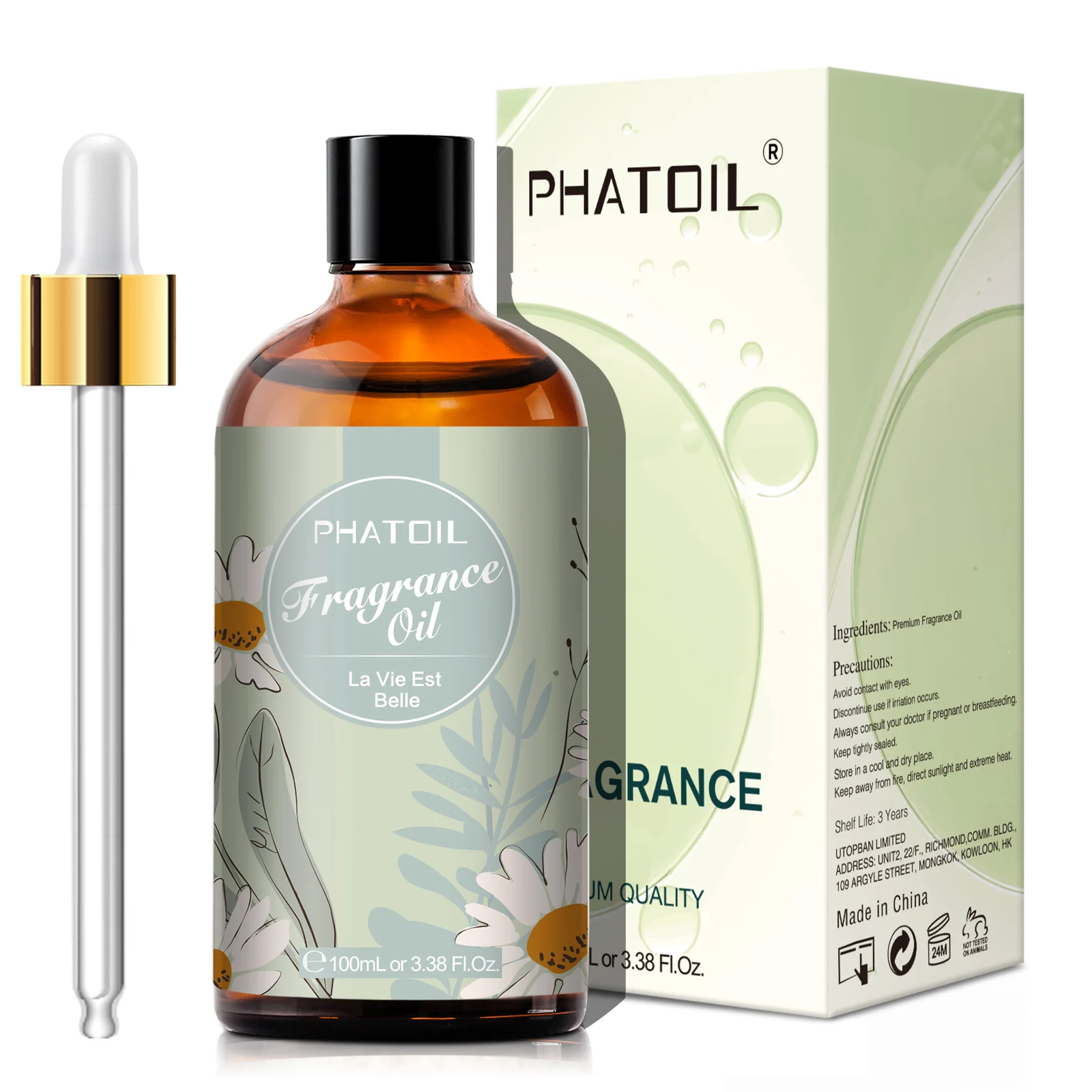 thumbnail image 1 of Aceite aromático PHATOIL de 100 ml para velas perfumadas, fabricación de jabón, coco, vainilla, brisa marina, lino fresco, almizcle blanco, 1 of 5