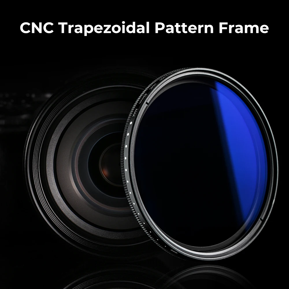 K&F CONCEPT 37-82mm ND2 to ND400 Adjustable Neutral Density Variable ND Camera Lenses Filter Cloth 49mm 52mm 58mm 62mm 67mm 77mm 4