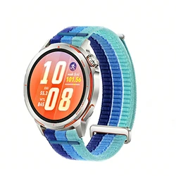 Premium Nylon Loop Sport Band Strap - 20mm/22mm for 22mm (Blue)