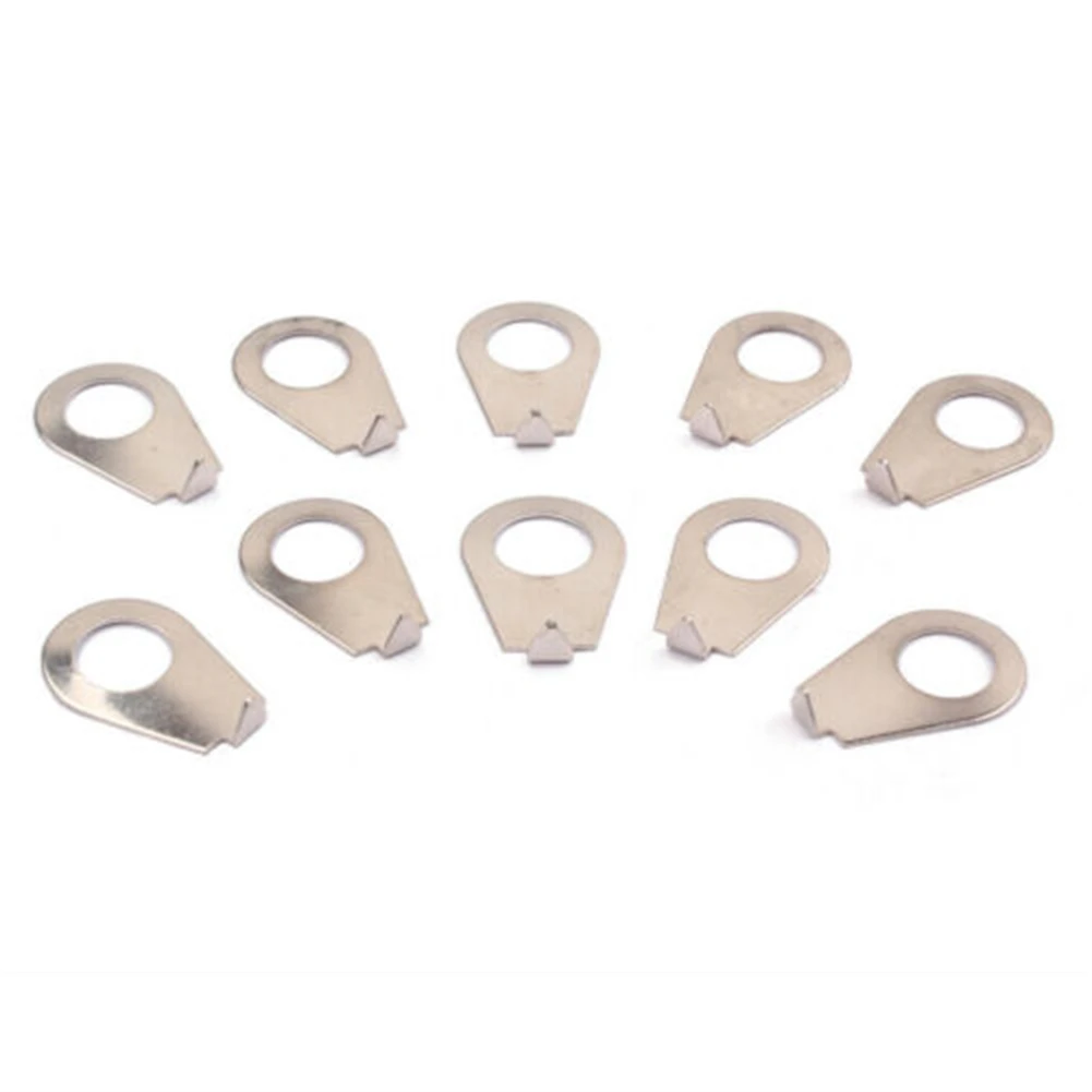 10Pcs Gitarre Knöpfe Pointer Platte Anzeige Unterlegscheiben Für Gibson LP Elektrische Gitarren Knöpfe Zeiger Platte Knopf Position Anzeige – Detail 8