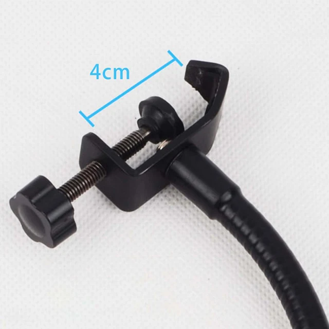 Clips de tube flexible pour microphone en métal, pince de bureau RapDuty,  support de bras - AliExpress