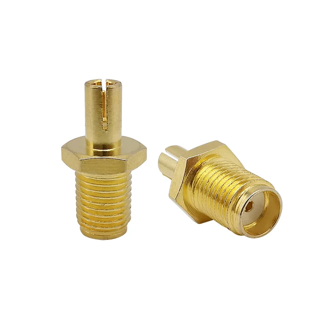 SMA Female to TS9 Male Straight RF Coax Adapter SMA Jack to TS9 Plug Antenna Cable Test Converter 1