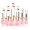 6Pcs/Box Crystal Clear Flower Jelly Lip Balm Kits Set Temperature Color Changing Lipstick Moisturizer Vitamin E Beauty Health 1