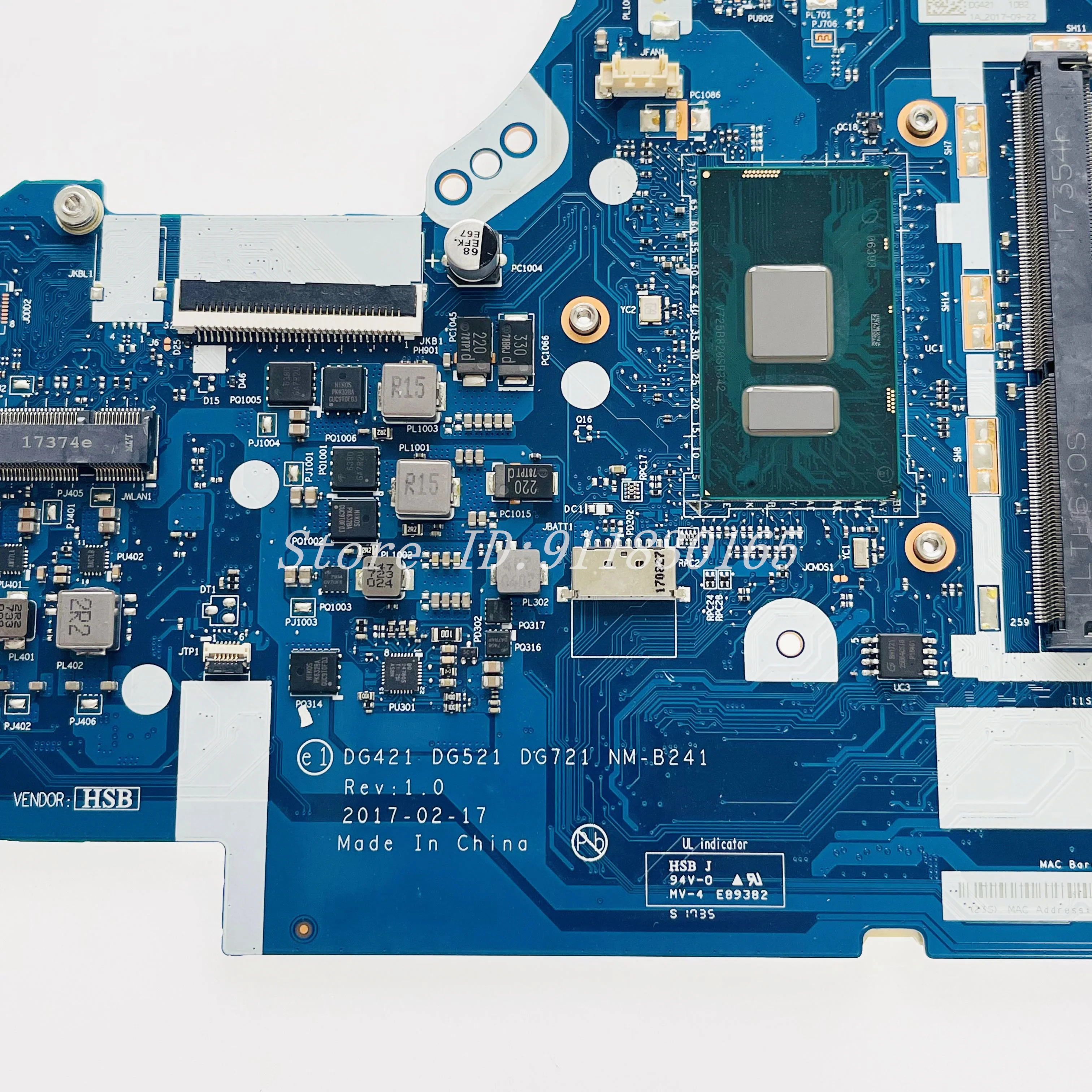 DG421 DG521 DG721 NM-B241 For Lenovo IdeaPad 320-14IKB