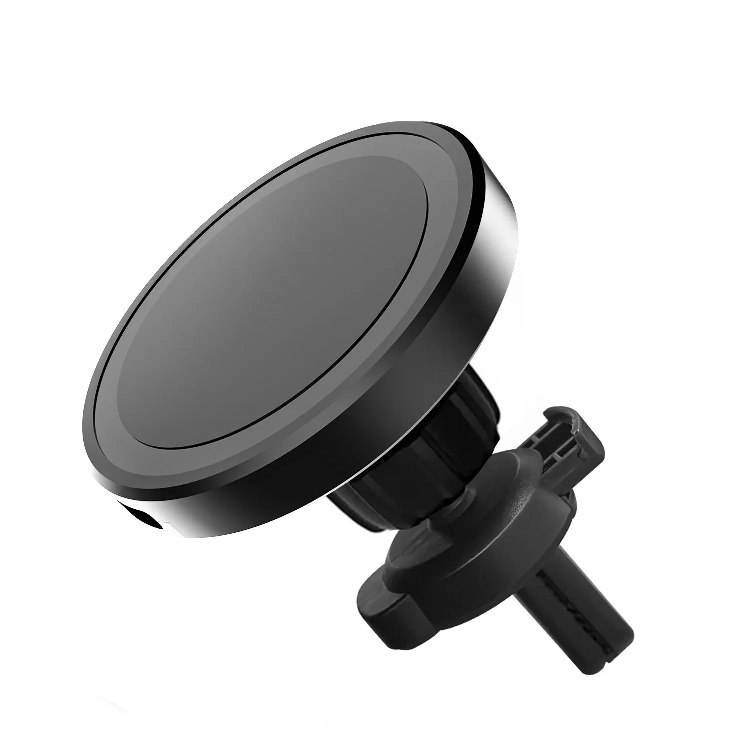 Magnetic Car Air Vent Phone Holder and Wireless Charger Stand with Fast Charging Capability