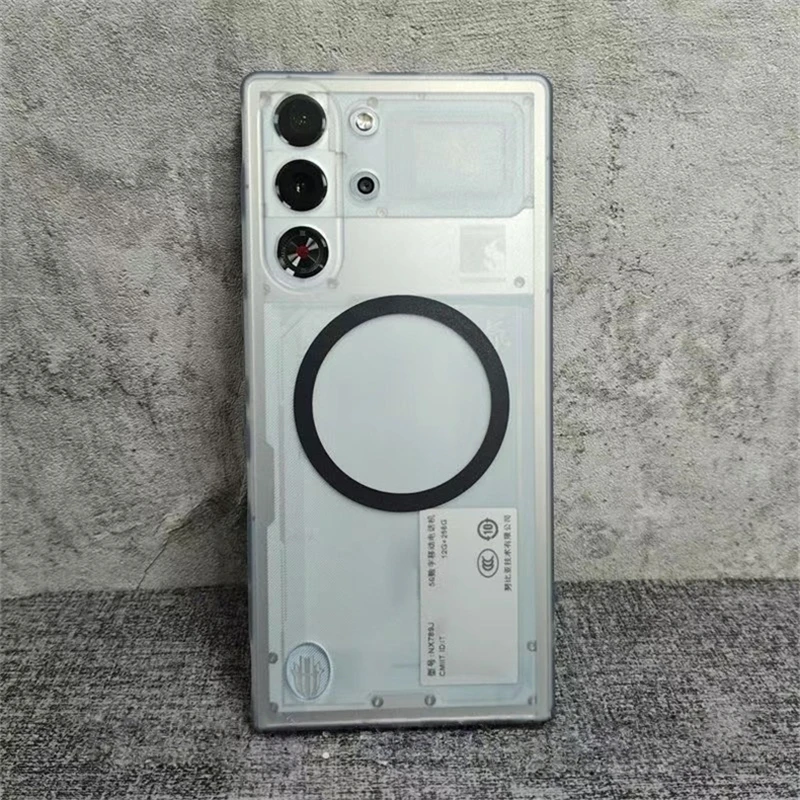 Magnetic Matte Transparent Soft Silicone Phone Case - Redmagic 10 Pro Plus