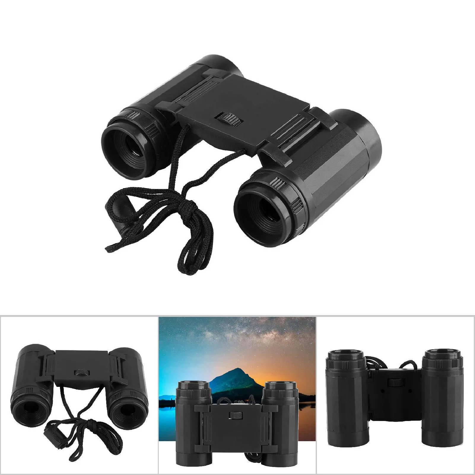 Foldable Outdoor Birding Binocular Children Telescope Set Child Kid Toy Gift HT