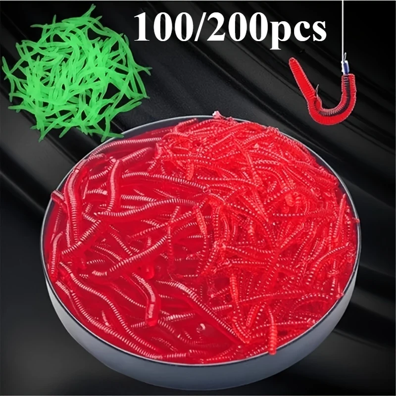 A Box of Earthworms Soft Imitation Flavored and Scented 20g