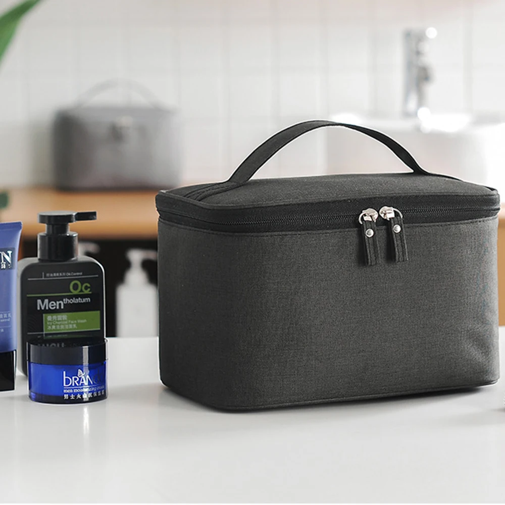 Fashion Large Capacity Cosmetic Bag Travel Toilet Storage Bag Outdoor Travel Wash Bag Waterproof Men Women Makeup Pouch Bath Bag