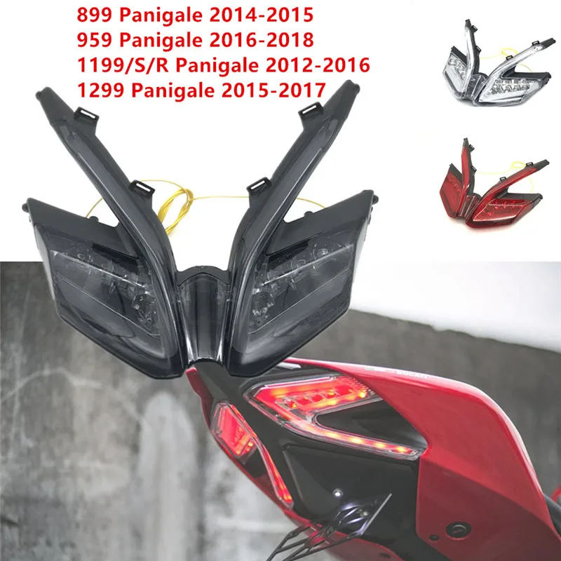

Фонарь задний для DUCATI Panigale 899 959 1199/S/R 1299 1199R, аксессуары для мотоциклов, Интегрированный задний тормоз, фонарь поворота
