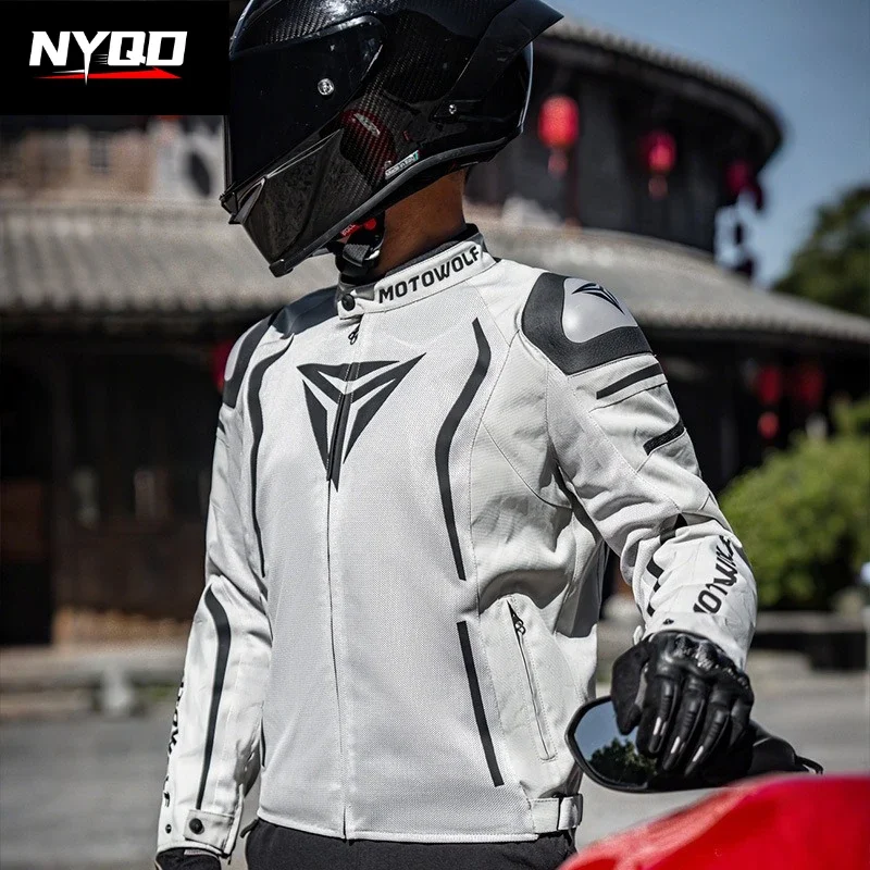 가을과 겨울용 오토바이 레이싱 의류 방수 방한 나이트 장비 남성용 재킷