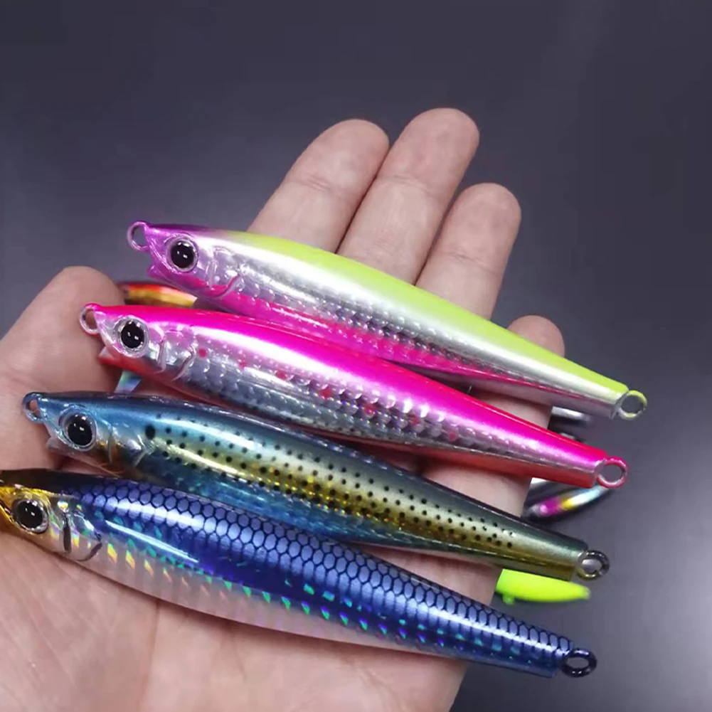 

Minnow Fishing Lure 95mm 40g Luminous Sinking Lure Artificial Hard Bait Crankbait Wobblers Carp Perch Trout Fishing Accessories