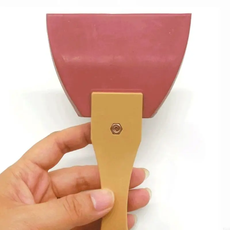 W3JA Multifunctional Putty Knives Flexible Paint for Triangle Shaped Wallpaper Scrapers for Spackling Patching and Painting A
