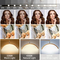 Fosoto Multifunctional Half Moon Lamp Video Ring Lash Light For Beauty Facials Salon Tatoo Live Stream Photography Photo TikTok 2