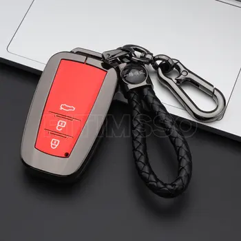Custodia per chiave a distanza per auto in lega di zinco Tpu Shell Fob per Toyota Corolla Prius Camry CHR C-HR RAV4 Altis Land Cruiser Prado Keyless - Custodia per chiave a distanza per auto in lega di zinco Tpu Shell Fob per