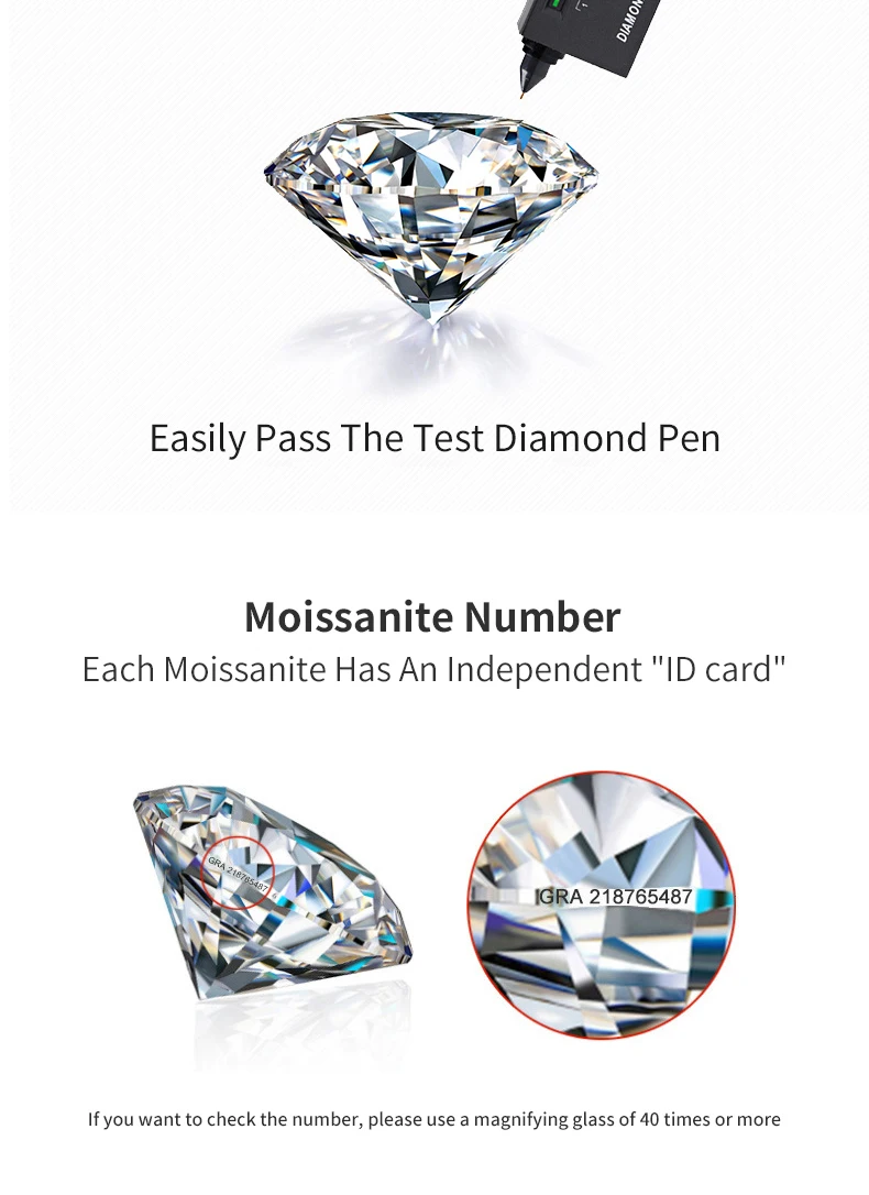 MODIAN Exquisite D Color Round Moissanite Finger Rings 925 Sterling Silver Classic Twinkling Wedding Jewelry For Women Gifts