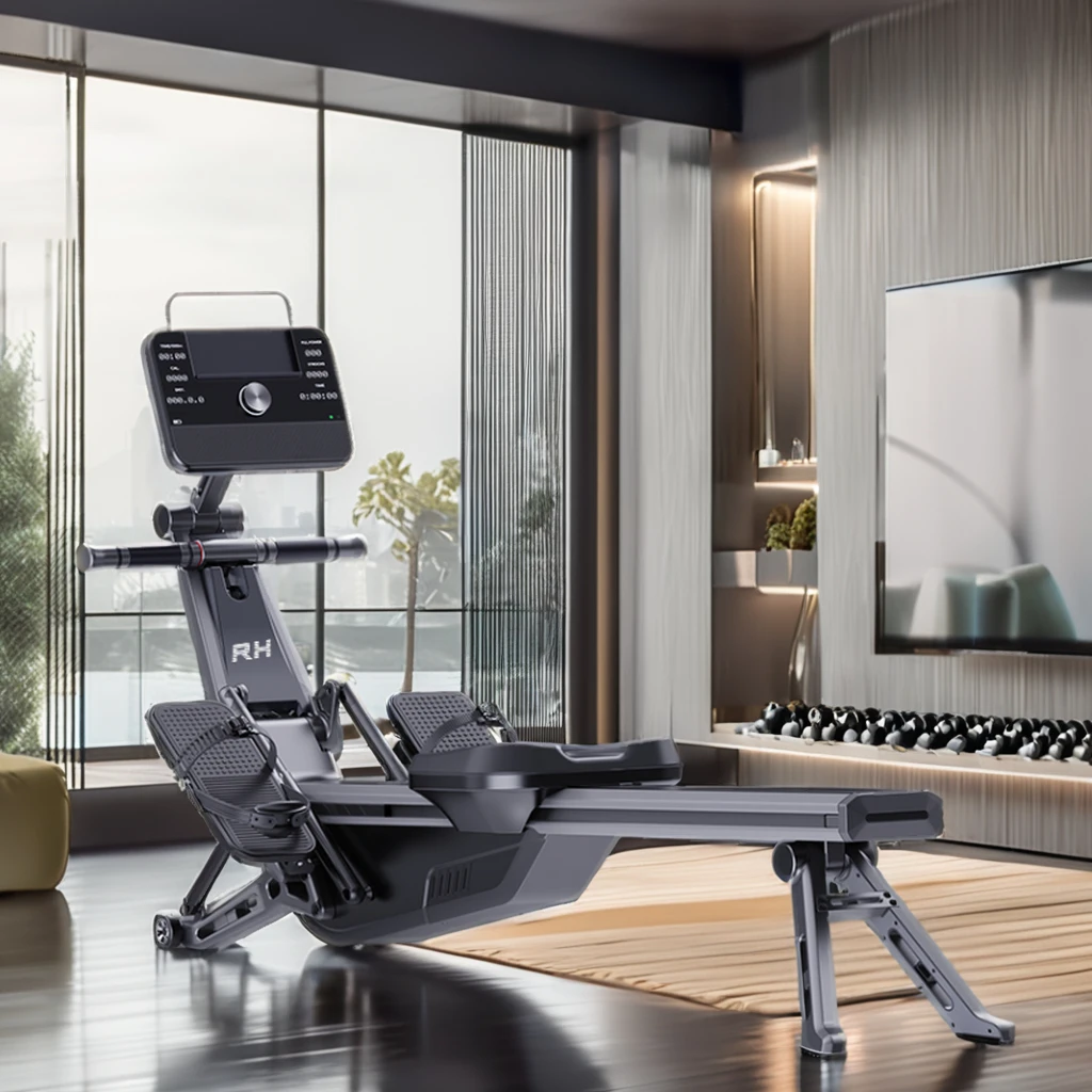 RH Top Rated Commercial Interactive Seated Low Exercise Rowing Machine for Sale