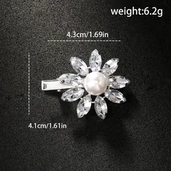 Starry Pearl Hair Accessory Set - Elegant and Dazzling Design with Exquisite Materials (2Pcs Hair Clips)