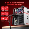 200A 6in1 Gasless MIG Welding Machine 110V/220V Digital LCD Display Multiprocess Welder Flux Core Stick TIG Spool Gun Sync Mig 2