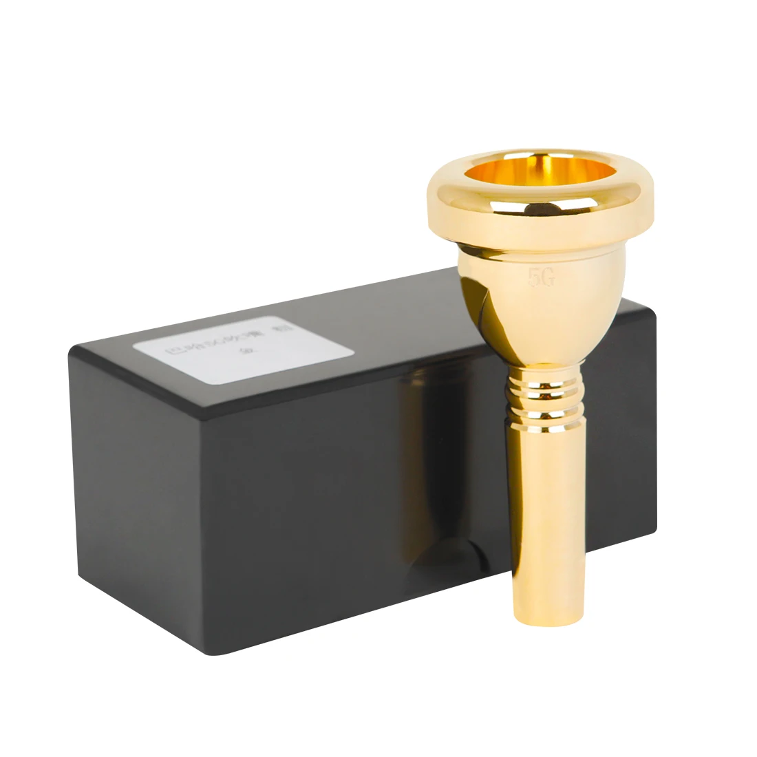Description Picture 6 of itemBach 12.7mm Tenor Trombone Brass Golden Silver Mouthpiece Professional Large 5G Horn Mouth Brass Musical Instrument Accessories