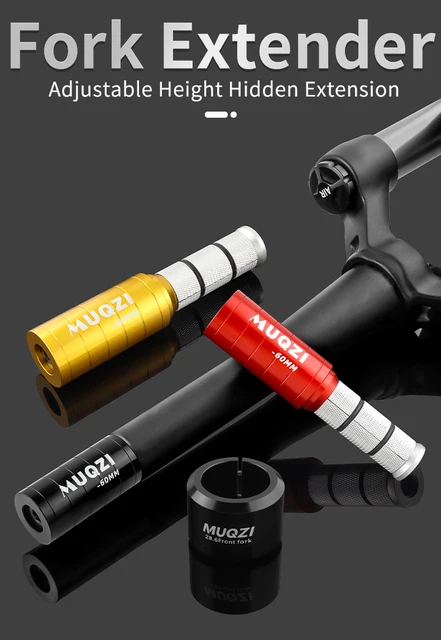 Rehausse Potence De Guidon,Alliage Pliant Vélo Réglable Double Steam