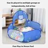 3 Pcs/set Portable Children's Tent Toys Indoor and Outdoor Play House Beach Tent Folding Crawling Tunnel Ocean Ball Pool Tents 2