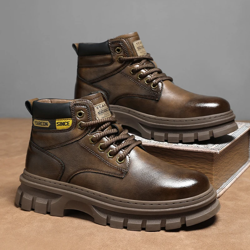 Men's High-Top Soft Sole Non-Slip Boots