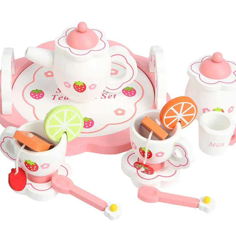 Toy Tea Set - Wooden 2