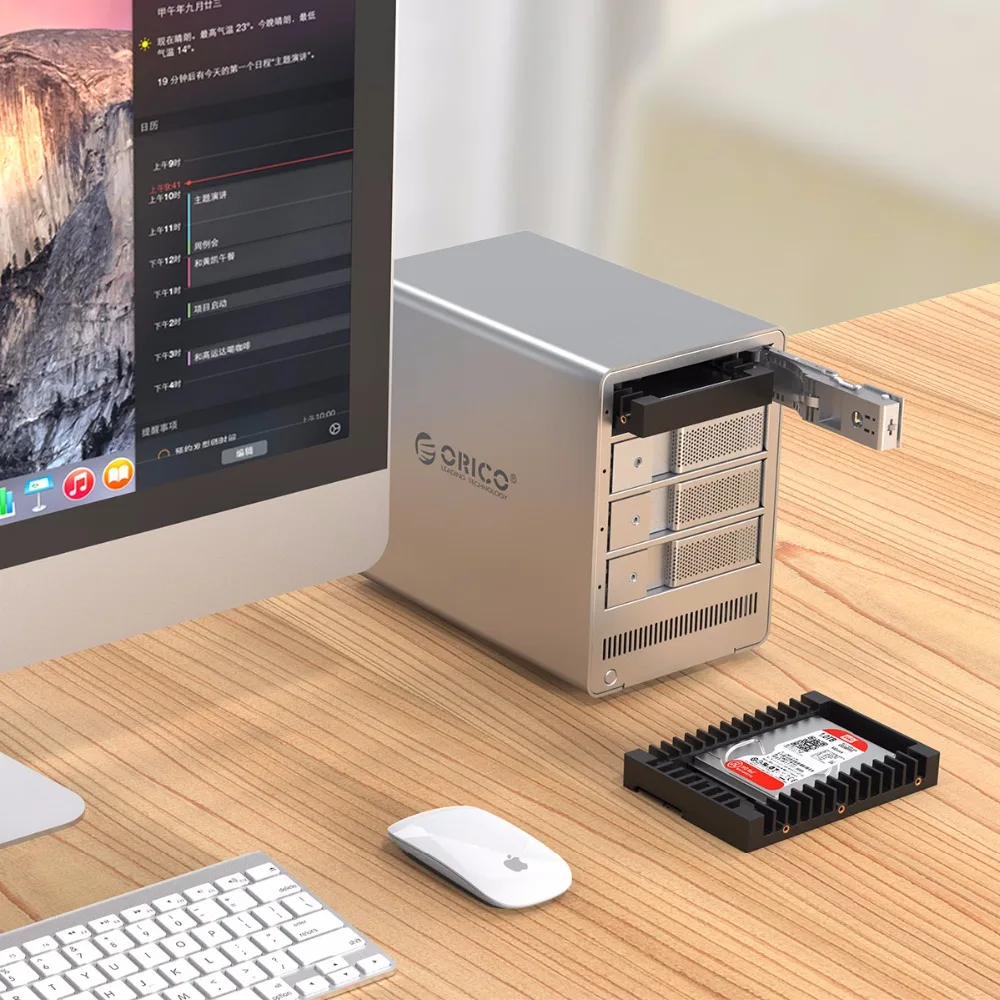 Orico-hard Drive Caddy Suporte Sata 3.0 para Usb 3.0 6gbps Suporte 9.5 12.5 mm 2.5 Hdd e Ssd Ferramenta Livre - Imagem 6