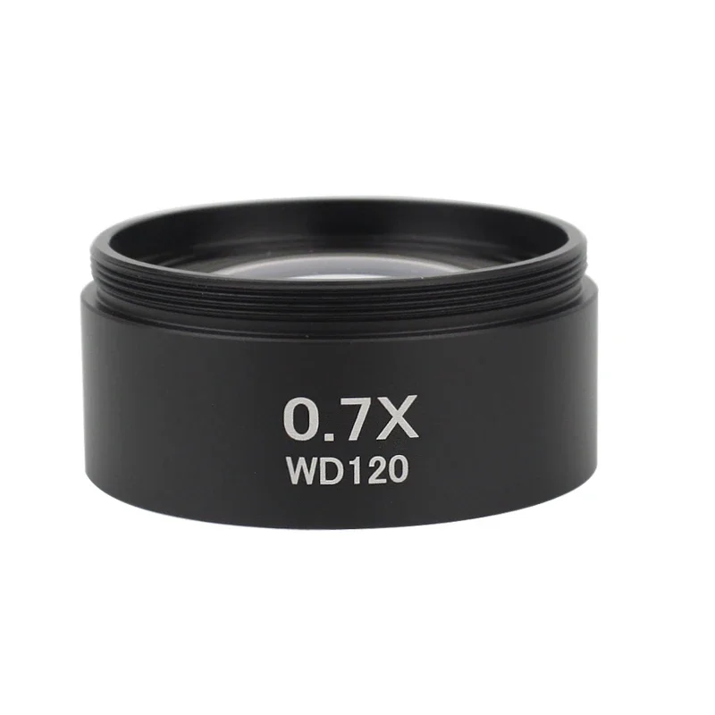 0.3X 0.5X 0.7X 0.75X 1X 1.5X 2.0X Auxiliary Barlow Objective Lens Thread M48mm For Zoom Stereo Binocular Trinocular Microscope microscope objective lens