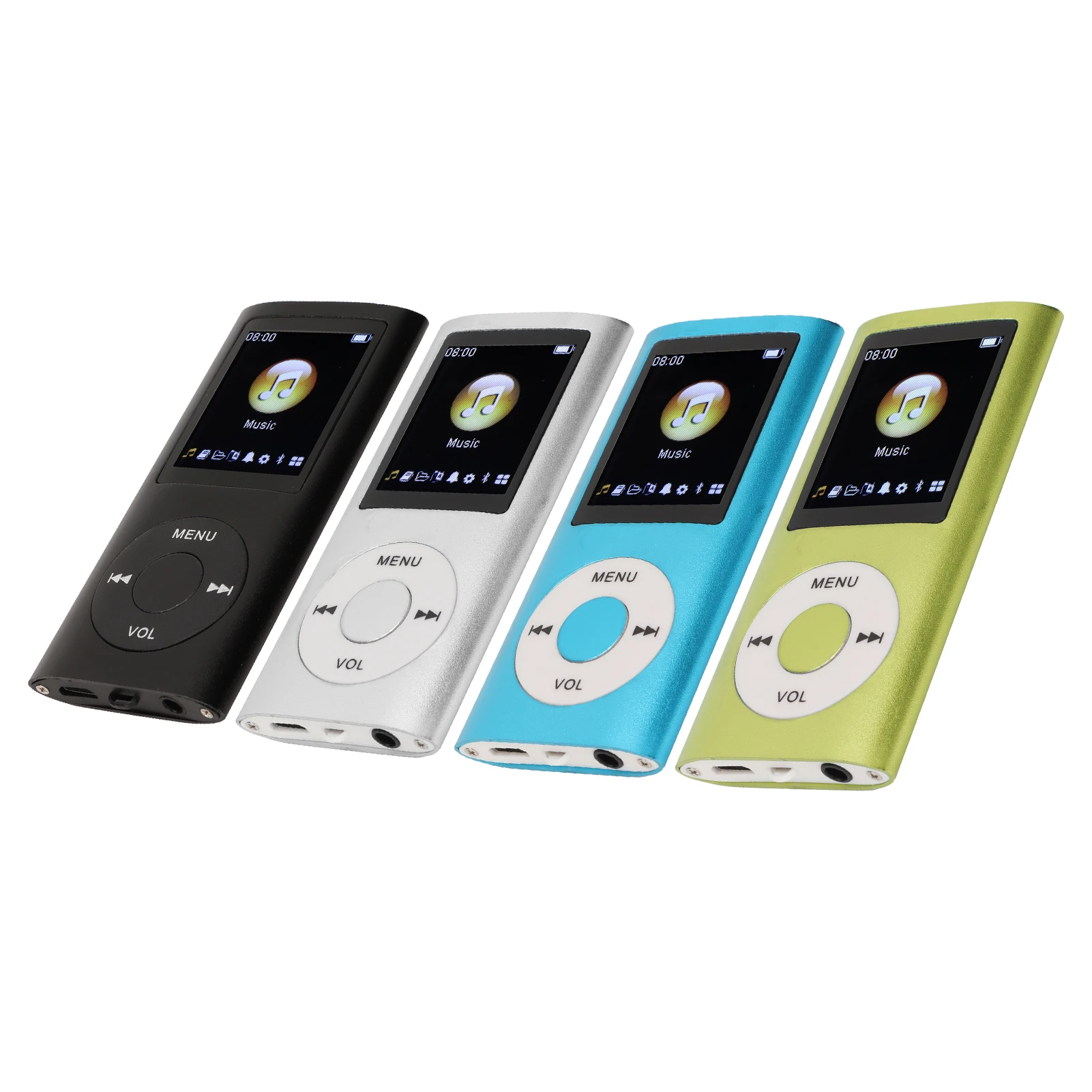Sleek & Stylish Portable MP3 Player with Lossless Sound and 1.8-Inch LCD Screen