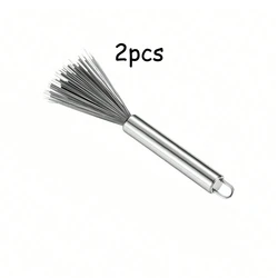 Dual Pack Multi - Functional Cleaning Brushes with Steel Handles - Household Cleaning Essentials (2pcs)
