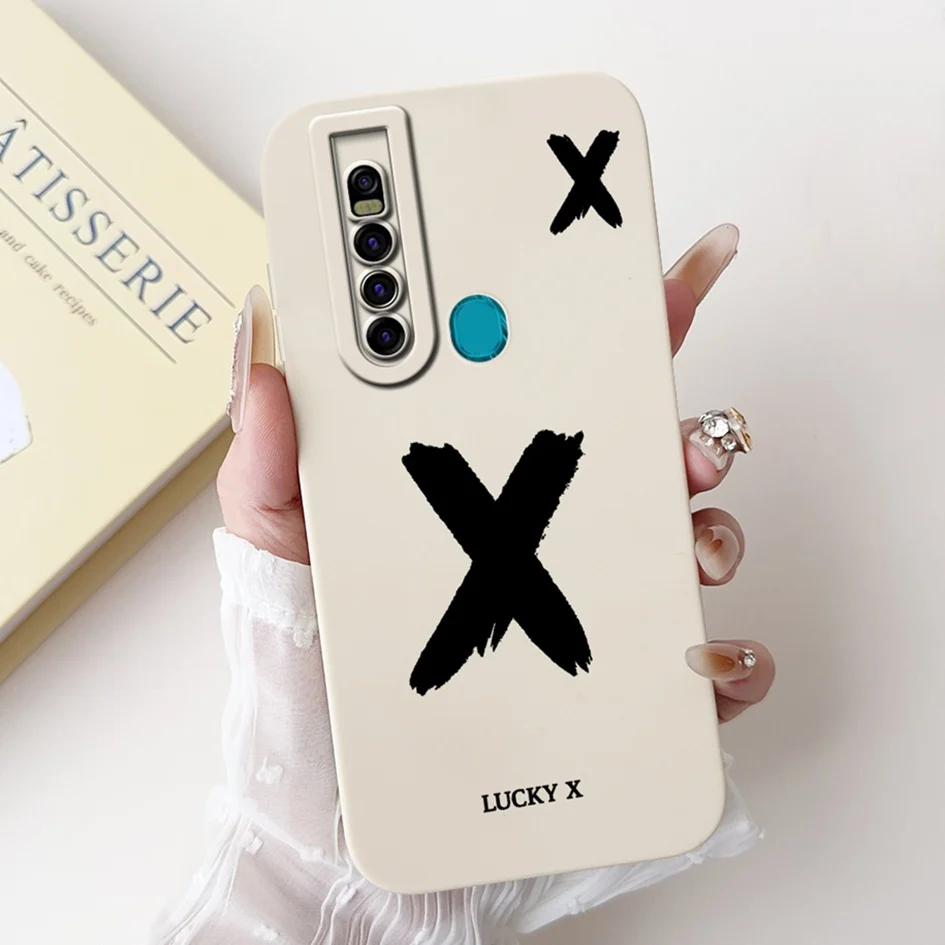 Luxury Initial Letters Soft Silicone Bumper Case