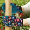 1 Pair Thorn Proof Gardening Gloves Polyester Fiber Pruning Gloves Breathable Garden Weeding Working Gloves for Picking Pruning 5
