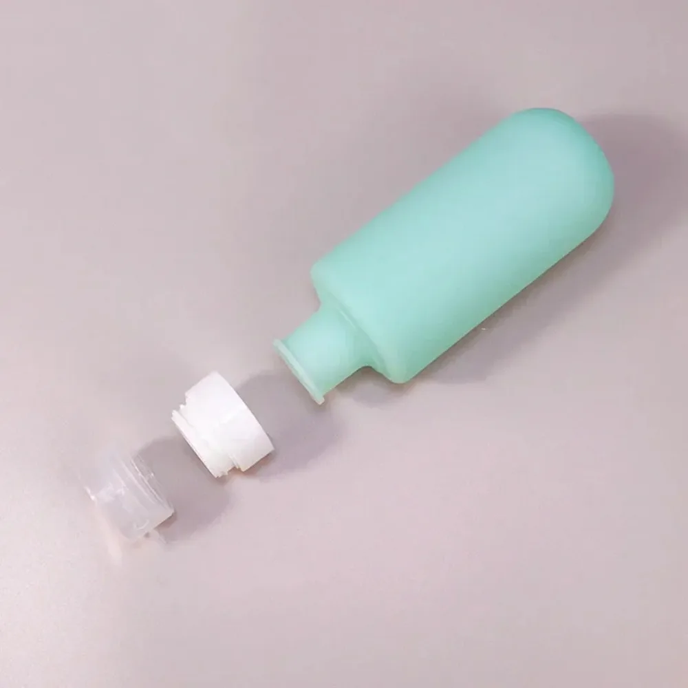 Silicone Bottle 200ml Refillable Lotion Shower Gel Shampoo Container Empty Portable Travel Accessories