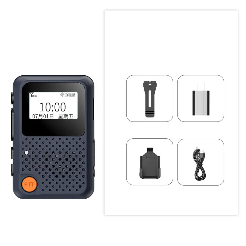 Watch type wearable mini walkie talkie for mountain climbing and cycling, with long intercom distance