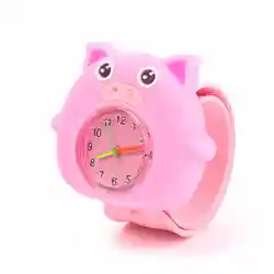 3D Cartoon Quartz Children's Wrist Watch - Fun & Stylish Gift (Pig)