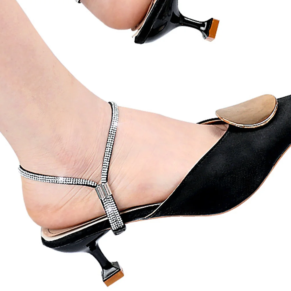 

Detachable Shoe Straps Heels Women Crystal Shoe Belt Anti Slip Shoe Band Rhinestone Adjustable Shoe Laces Replacement Ankle