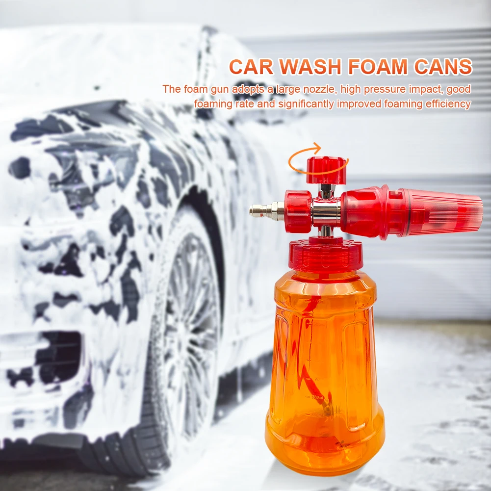 1L Adjustable Nozzle High Pressure Soap Foamer Snow Foam Lance Foam Car  Washer Water Shampoo Sprayer Spray Foam Gun Car Cleaning - AliExpress