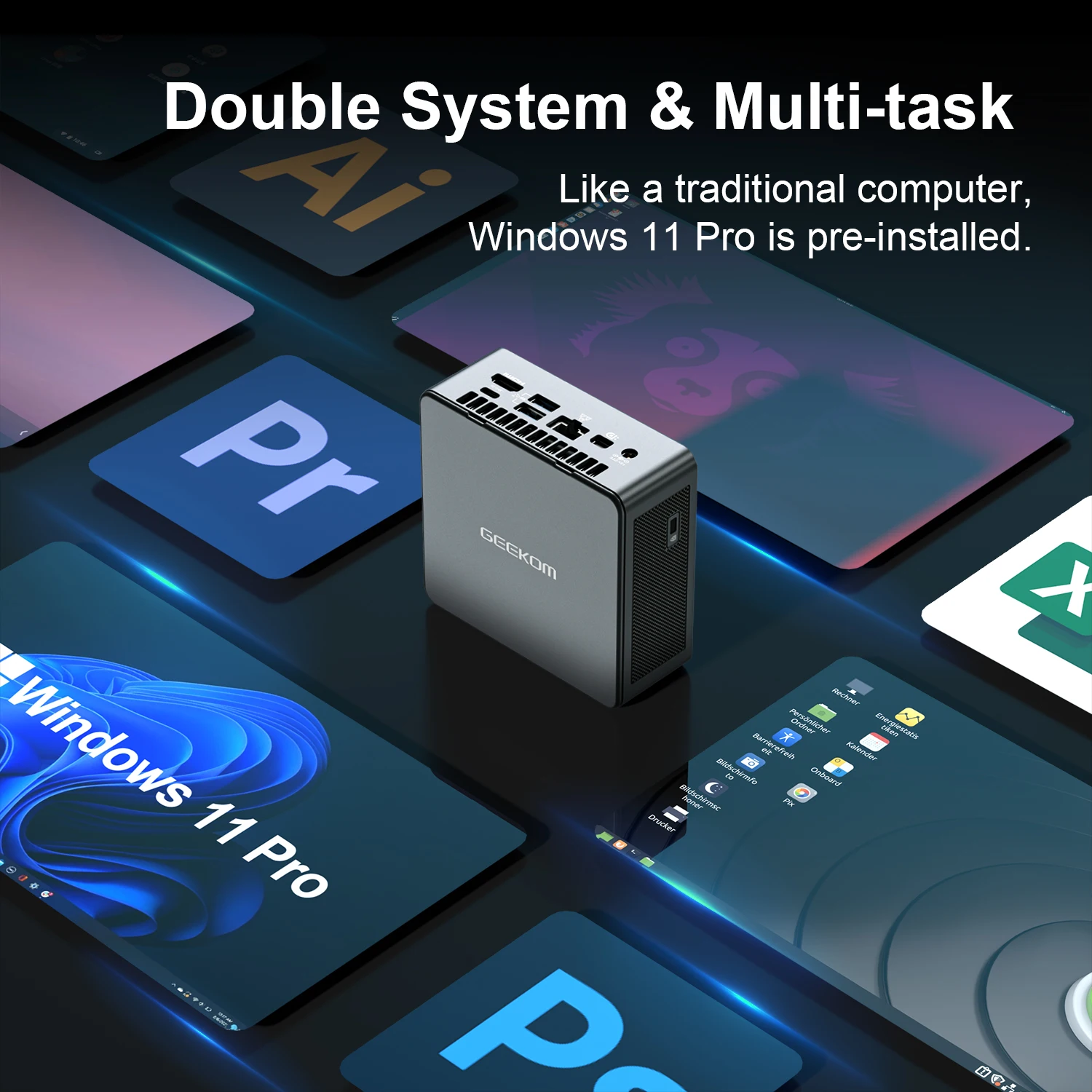 コンパクトPC core i7 8700 ssd1TB Windows11