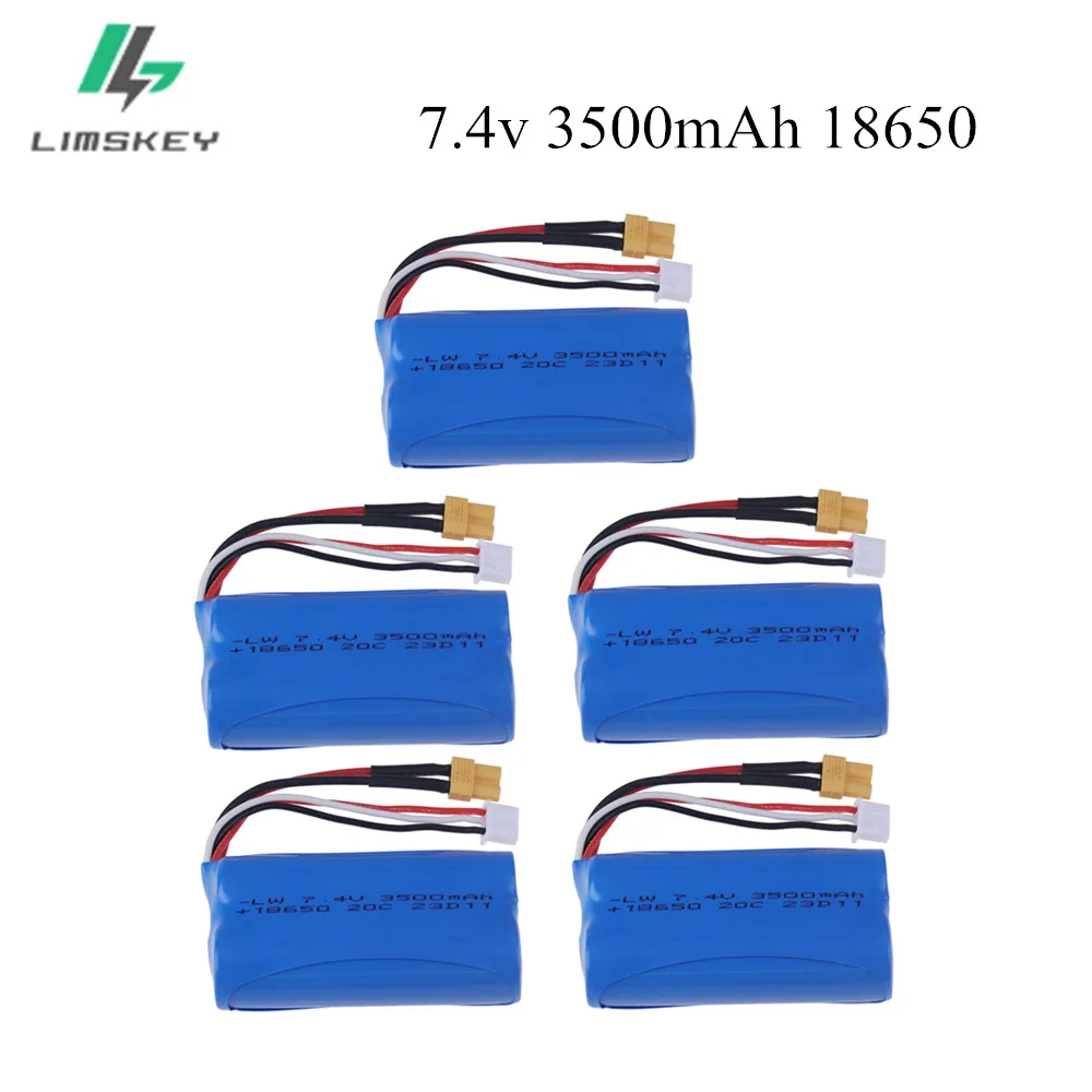 7.4 V 3500Mah Lipo Batteria Xt30 Spina Per Huina 580 1580 1583 Rc Giocattoli Accessorio 7.4 V 2S Batteria Per 1580-005 Huina 580550 583 582