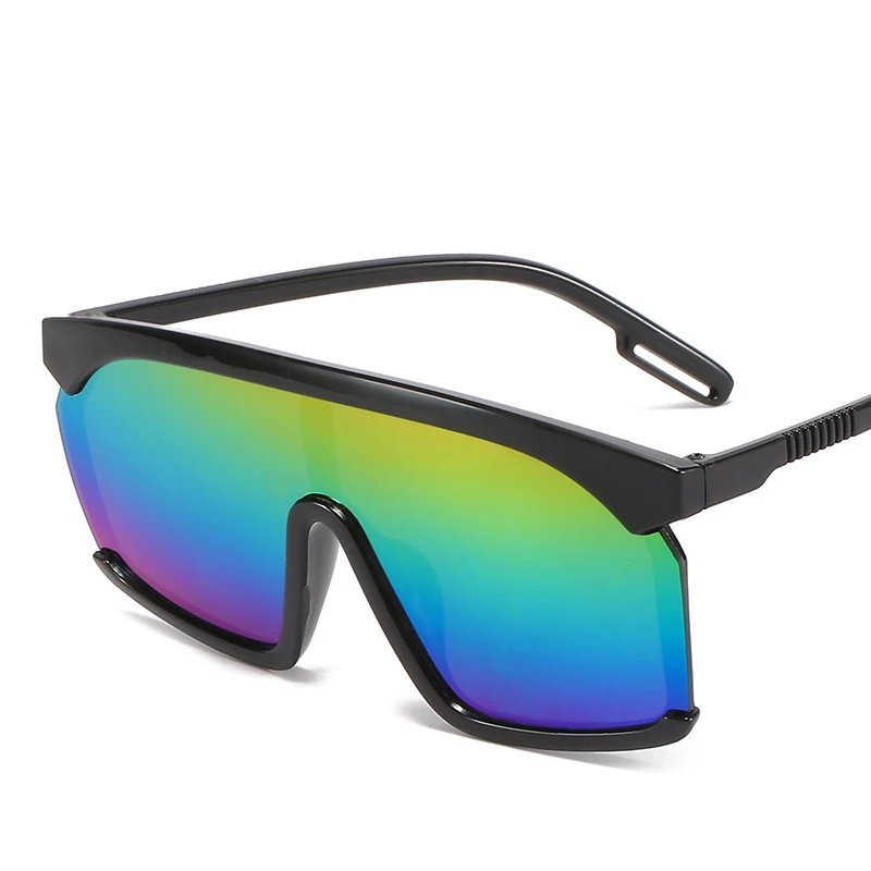 Oversize Square Kids Sunglasses Vintage Colorful One Piece Lens Sun Glasses Boys Girls Children Pink Yellow Shade Gafas kids sunglasses children sunglasses