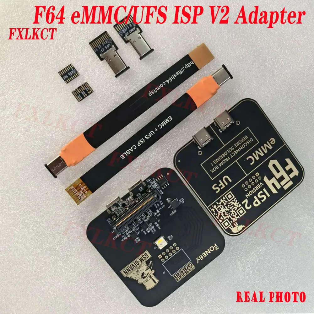플래시 박스 64 F64 ISP V2 EMMC 플러스 UFS 업데이트 키트 고속 데이터 전송 메모리 업그레이드 도구
