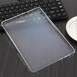 Crystal Clear TPU Soft Silicone Tablet Case for Huawei MediaPad T5 10 and Honor Pad 10.1 (WHITE)