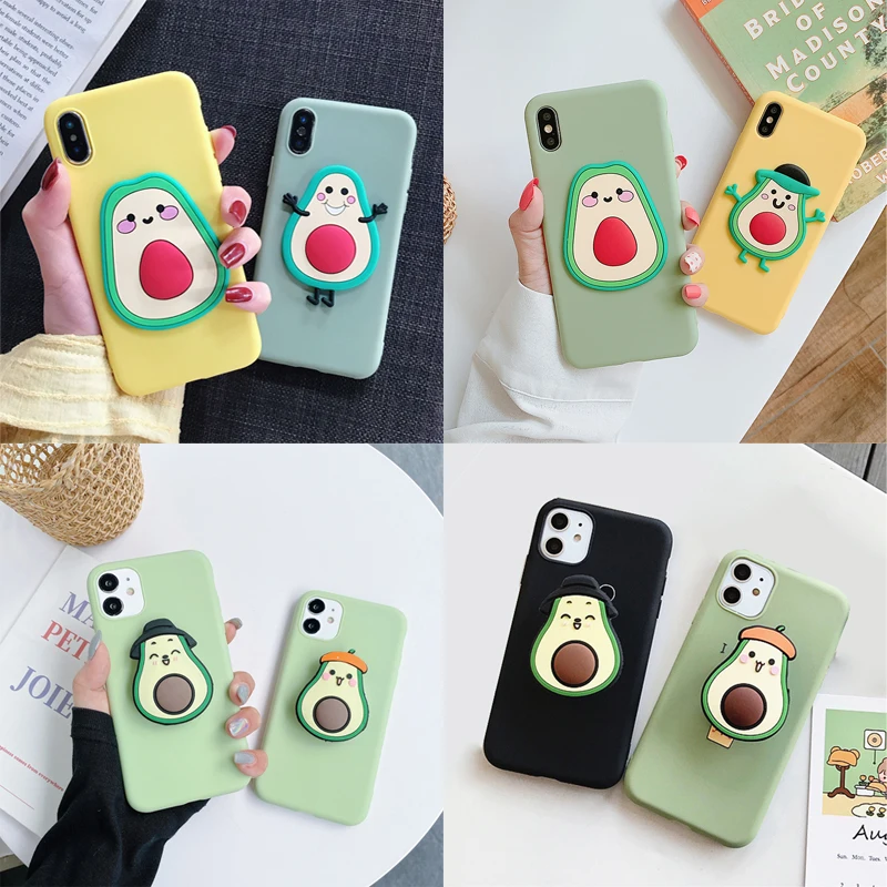 Cute Fruit Avocado Case for Huawei Mate 40 30 20 10 9 Lite Y5 Prime 2019 II Y3 2017 Momordica TPU Soft Phone Cover | Мобильные