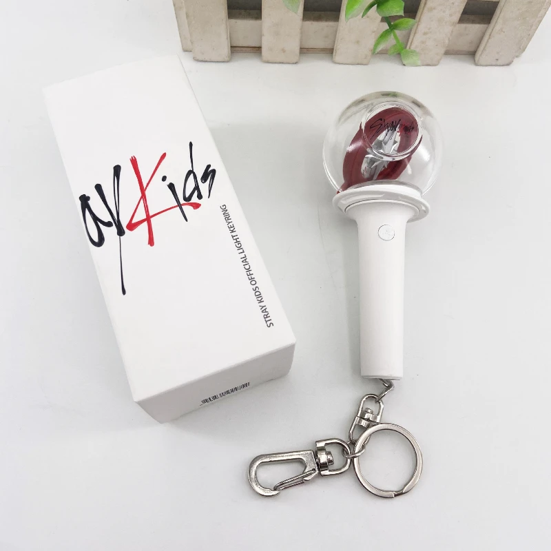 Porte-clés officiel Kpop Stray pour enfants, Style Mini bâton
