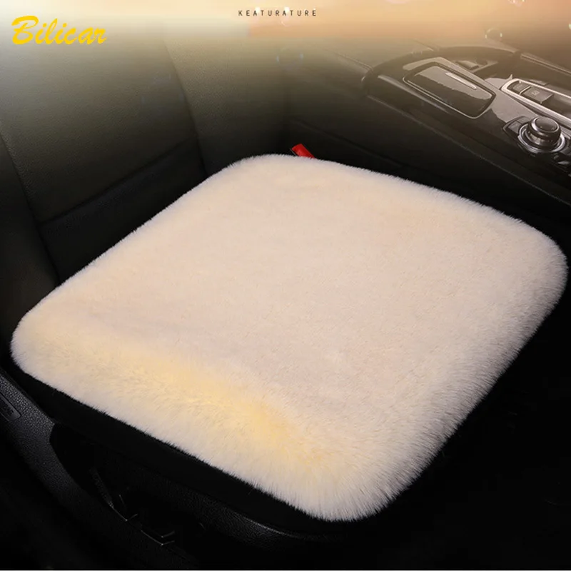 

Car Seat Cover Cushion Universal Winter Warm Anti-slip Front Rear Chair Seat Breathable Pad Seat Protector Mat for Cars
