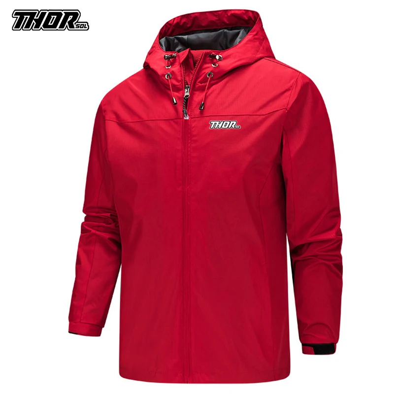 THORSOL Road Bicycle Windproof Coat Mountain bike Sportswear Motocross Windbreaker Cycling MTB Jacket Chaqueta Bicicleta Hombre